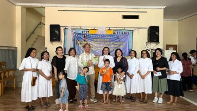 K3 Mapalus TNI AU Berbagi Sembako Kepanti Asuhan Yayasan Felicia Angel Kids