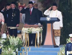 Kirab Bendera Pusaka di Istana Merdeka pada Usia ke – 80 NKRI