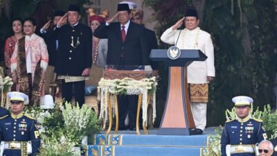 Kirab Bendera Pusaka di Istana Merdeka pada Usia ke – 80 NKRI