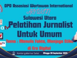 Membangun Jurnalisme Berkualitas di Era Digital: DPD ASWIN Sulut Gelar Pelatihan Jurnalis untuk Umum 11 Membangun Jurnalisme Berkualitas di Era Digital: DPD ASWIN Sulut Gelar Pelatihan Jurnalis untuk Umum