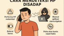 Gambar Ilustrasi : HP disadap.
