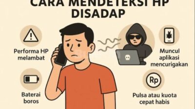 Gambar Ilustrasi : HP disadap.