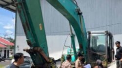 Polres Bolmong Tertibkan PETI di Desa Totabuan, Sita Ekskavator dan Amankan Pelaku