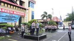 POLRESTA MANADO GELAR APEL PASUKAN, SIAP AMANKAN IDUL FITRI 1447 H DENGAN OPERASI KETUPAT SAMRAT 2026