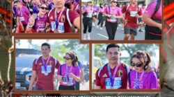 KAPOLRES MINSEL AKBP DAVID BABEGA IKUTI KEMALA RUN 2026, RAIH MEDALI SETELAH FINISH