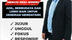 Jufri Mantak Resmi Daftar Bacalon Hukum Tua, Siap Bawa Wineru Maju dan Berbudaya