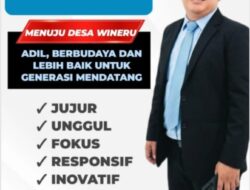 Jufri Mantak Resmi Daftar Bacalon Hukum Tua, Siap Bawa Wineru Maju dan Berbudaya
