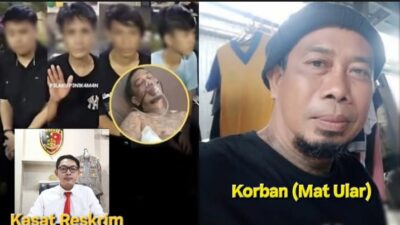 Respon Cepat Tim Polresta Manado Langsung Tangkap 4 Pelaku Penikaman Mat Ular