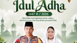 Idul Adha 1447 H, Kapolres Boltim Bersama Istri Ketua Bhayangkari Serukan Semangat Pengorbanan dan Persaudaraan   