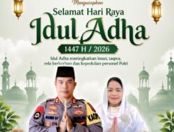 Idul Adha 1447 H, Kapolres Boltim Bersama Istri Ketua Bhayangkari Serukan Semangat Pengorbanan dan Persaudaraan   
