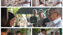 Selalu Semangat Berbagi, Pangdam XIII/Merdeka Turun Langsung Serahkan Daging Kurban Kepada Masyarakat dan Prajurit