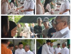 Selalu Semangat Berbagi, Pangdam XIII/Merdeka Turun Langsung Serahkan Daging Kurban Kepada Masyarakat dan Prajurit