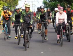 Fun Bike Keliling Danau Tondano Meriahkan HUT ke‑68 Kodam XIII/Merdeka, Padukan Olahraga, Bakti Sosial dan Pelestarian Alam