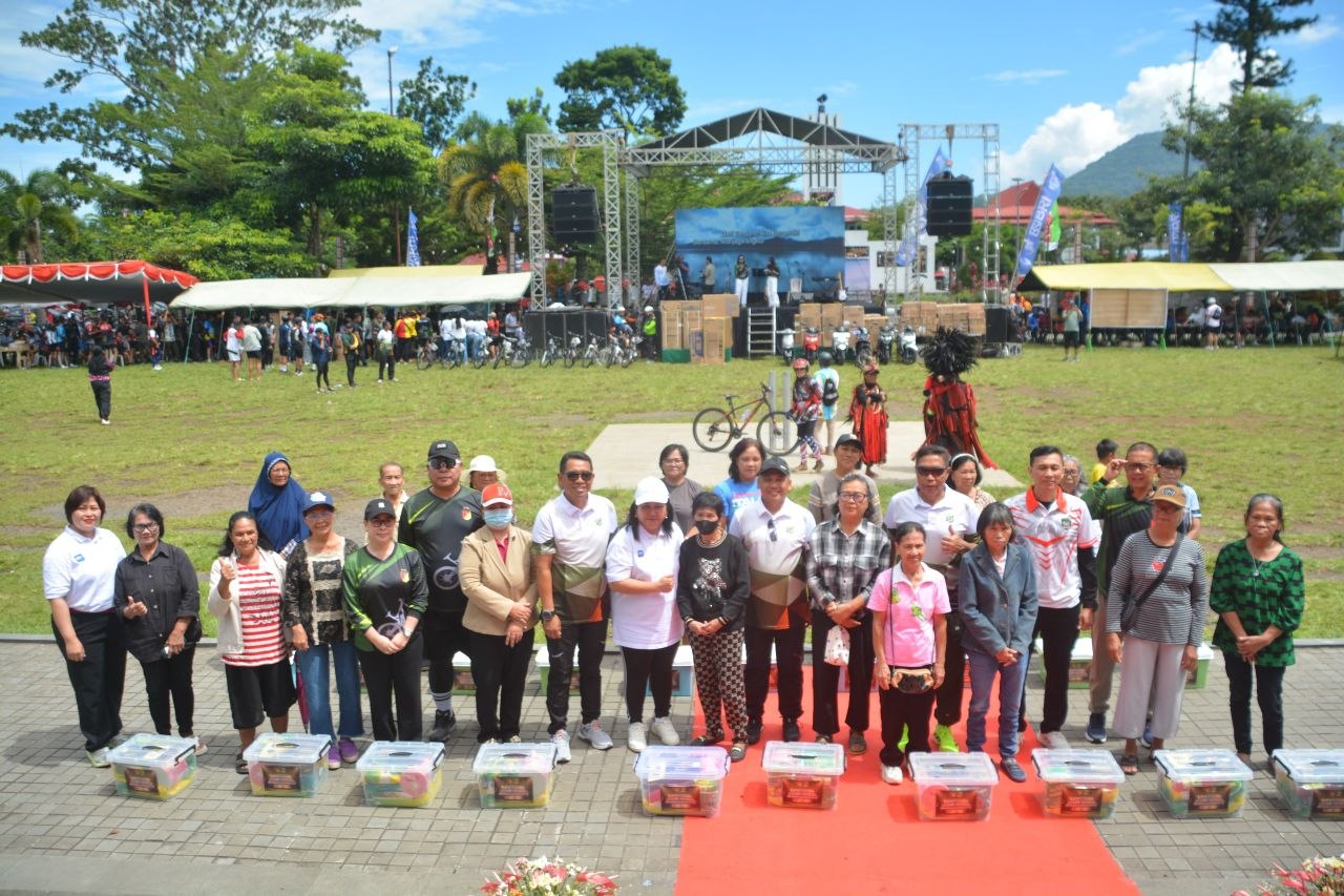 Fun Bike Keliling Danau Tondano Meriahkan HUT ke‑68 Kodam XIII/Merdeka, Padukan Olahraga, Bakti Sosial dan Pelestarian Alam 2 IMG 20260606 WA0088