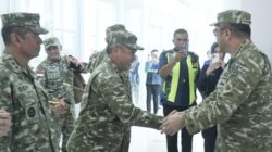 Menjelang PENAS XVII, Pangdam XIII/Merdeka Sambut Kepala Staf Angkatan Darat di Gorontalo