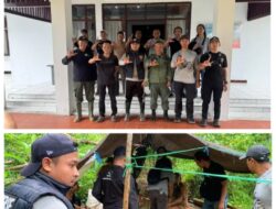 Polres Kotamobagu dan Balai TNBNW Amankan Penambang Emas Tanpa Izin di Kawasan Pegunungan Omomali   