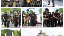 Peringati HUT ke‑68, Pangdam XIII/Merdeka Pimpin Ziarah Rombongan di TMP Kairagi Manado