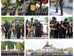 Peringati HUT ke‑68, Pangdam XIII/Merdeka Pimpin Ziarah Rombongan di TMP Kairagi Manado
