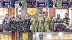 Pangdam XIII/Merdeka Terima Kunjungan Komando Koarmada II, Perkuat Sinergi Antar Matra