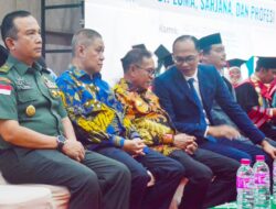 Kapoksahli Pangdam XIII/Merdeka Hadiri Wisuda Periode IX Universitas Muhammadiyah Manado