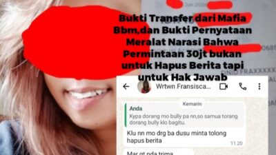 Diduga Permintaan Negosiasi Hak Jawab Rp30 Juta Tidak Terealisasi, Fransisca Salu Terus Menyerang Pribadi Fenly dalam Pemberitaan 7 Screenshot 20260717 092651 FunPic