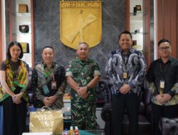 Jalin Sinergi, Pangdam XIII/Merdeka Terima Audiensi Pimpinan PT Bank Mandiri Taspen