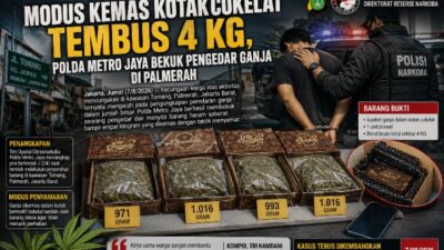 Modus Kemas Kotak Cokelat Tembus 4 Kg, Polda Metro Jaya Bekuk Pengedar Ganja di Palmerah 2 Screenshot 20260807 0919412