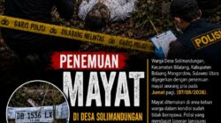 Mayat Ditemukan di Ujung Desa Solimandungan Baru, Kondisi Sulit Teridentifikasi