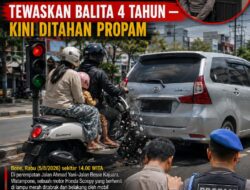 Tabrak Motor dari Belakang Saat Lampu Merah, Perwira Polisi Bone Tewaskan Balita 4 Tahun — Kini Ditahan Propam