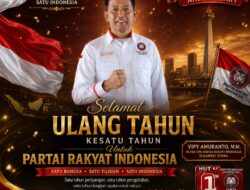 Ucapan Selamat Ulang Tahun ke-1 Partai Rakyat Indonesia: Semakin Tumbuh dan Dikagumi Rakyat