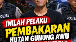 Pelaku Pembakaran Hutan Gunung Awu Tersangka: Tersenyum Tenang Saat Diamankan Petugas APH