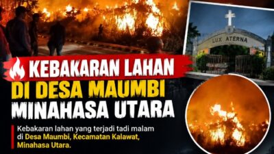 Lahan di Jalan Soekarno Maumbi Terbakar — Api Berasal dari Pemakaman Katolik Lux Aeterna 3 Screenshot 20260910 1049252