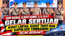 AKBP Novrial Alberti Kombo Pimpin Sertijab: Tiga Posisi Penting Resmi Berganti, Termasuk Kapolsek Tombariri