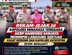 AKBP Handoko Sanjaya Pimpin Sertijab: Kasat Reskrim & Kapolsek Ratatotok Resmi Berganti
