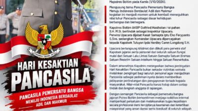 KAPOLRES BOLTIM PIMPIN UPACARA HARI KESAKTIAN PANCASILA TEGUHKAN KOMITMEN PENGAYOMAN MASYARAKAT 5 Screenshot 20261002 100632 ChatGPT