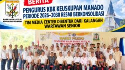 PENGURUS KBK KEUSKUPAN MANADO PERIODE 2026–2030 RESMI BERKONSOLIDASI, TIM MEDIA CENTER DIBENTUK DARI KALANGAN WARTAWAN SENIOR