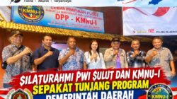 SILATURAHMI PWI SULUT DAN KMNU-I SEPAKAT TUNJANG PROGRAM PEMERINTAH DAERAH