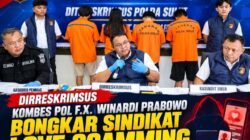 DIRRESKRIMSUS KOMBES POL F.X. WINARDI PRABOWO BONGKAR SINDIKAT LOVE SCAMMING, KORBAN RUGI RP850 JUTA