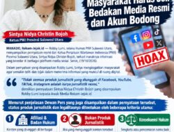 Ketua PWI Sulut Sintya Bojoh: Masyarakat Harus Jeli Bedakan Media Resmi dan Akun Bodong