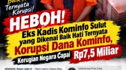 Heboh! Eks Kadis Kominfo Sulut yang Dikenal Baik Hati Ternyata Korupsi Dana Kominfo, Kerugian Negara Capai Rp7,5 Miliar
