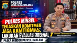 Polres Minsel Tegaskan Komitmen Jaga Kamtibmas, Lakukan Evaluasi Internal Pasca Insiden Patroli Malam